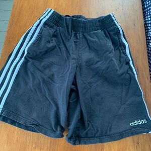 Black cotton adidas shorts size 12